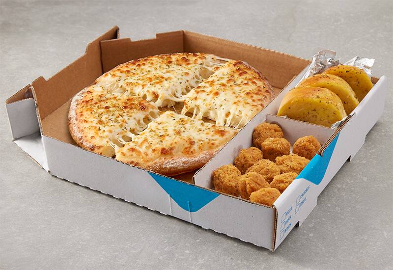 Mini Cheesy Garlic Pizza