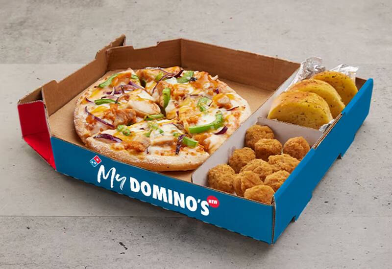 Mini Apricot Chicken Domino's Pizza