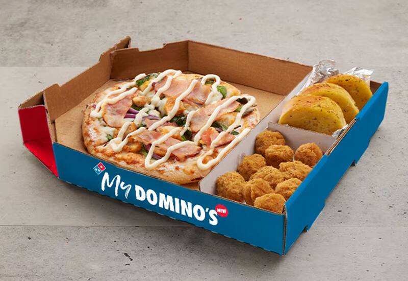 Mini Chicken, Bacon & Aioli Domino's Pizza