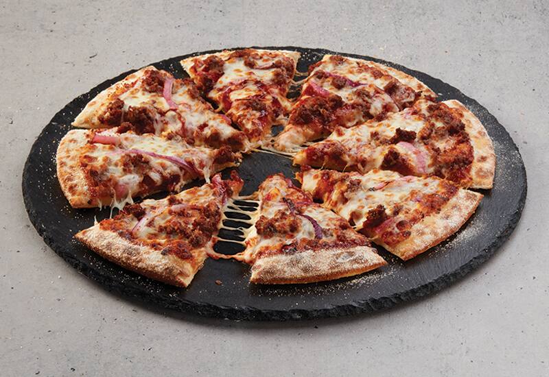 Beef & Onion Domino's Pizza