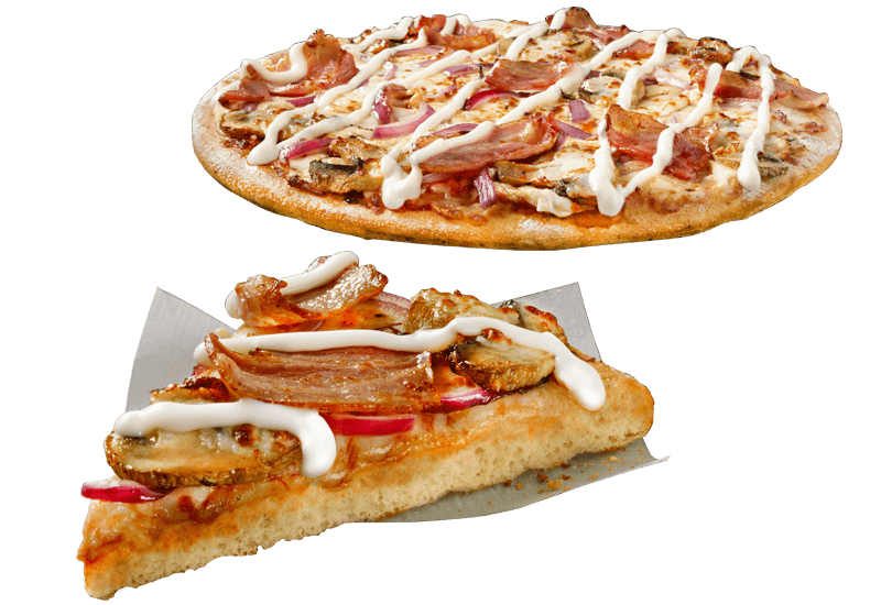 Bacon & Mushroom Domino's Pizza