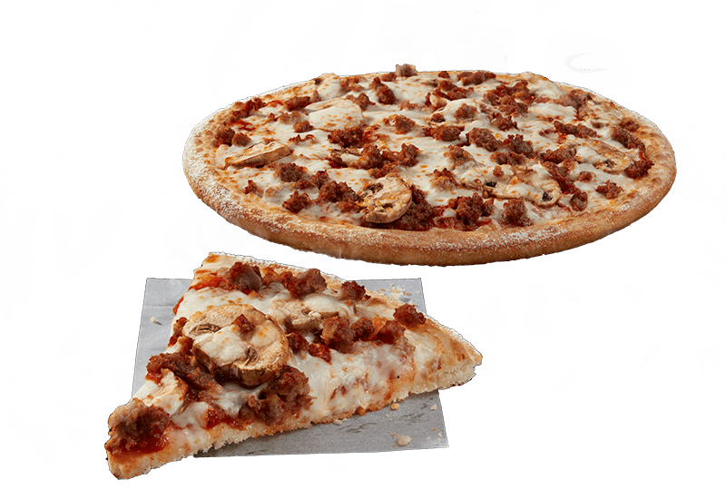 Beef & Mushroom Domino's Pizza