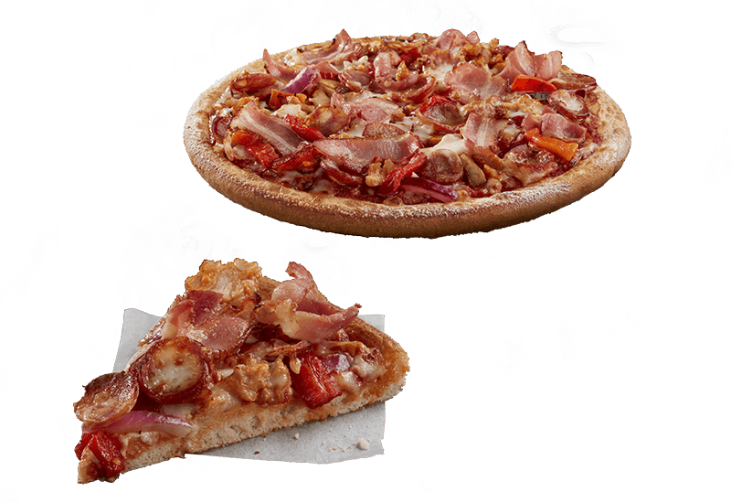 Cheesy Chicken, Chorizo & Bacon Domino's Pizza