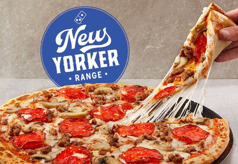 The Big Pepperoni, Sausage & Mushroom Domino's Pizza