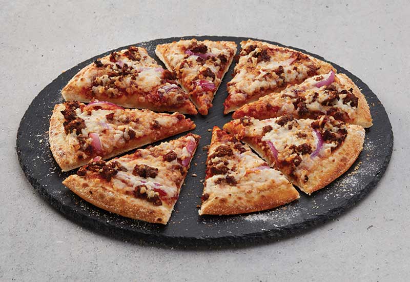 Vegan PlantBased Beef & Onion Domino's Pizza