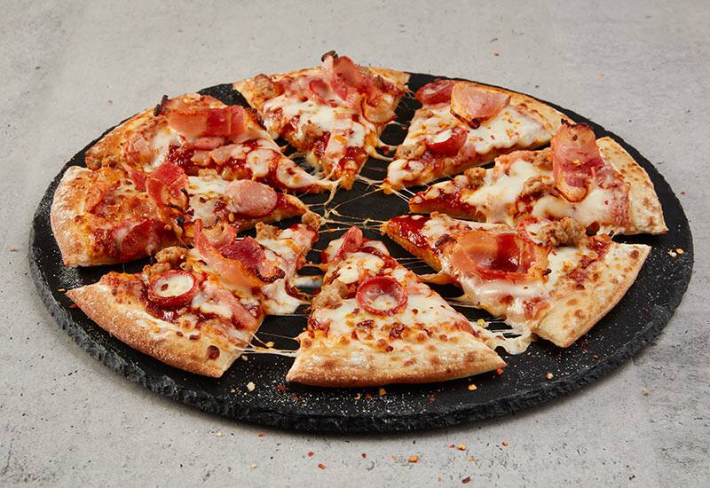 Spicy BBQ Pork Domino's Pizza