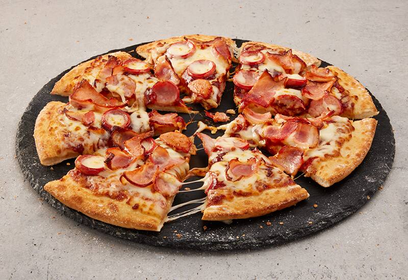 BBQ Sausage & Bacon Domino's Pizza