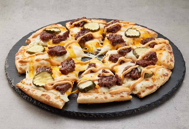 Impossible Cheeseburger Domino's Pizza