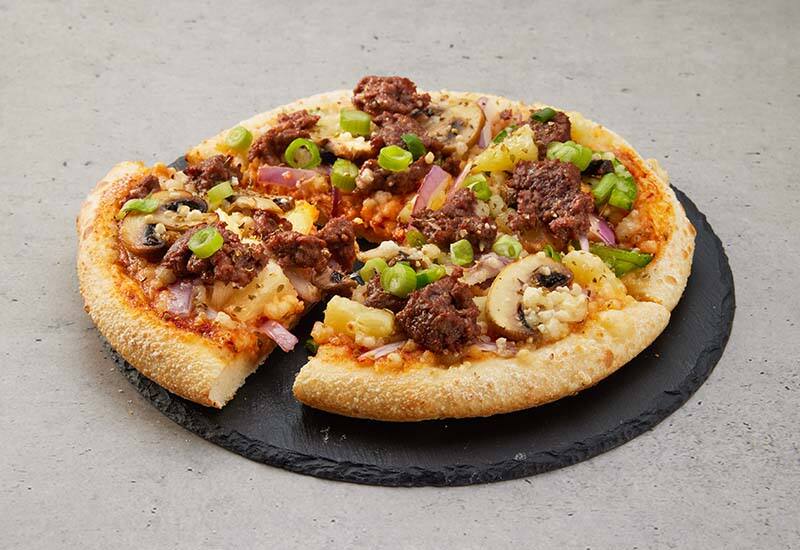 Mini Vegan Impossible Supreme Domino's Pizza