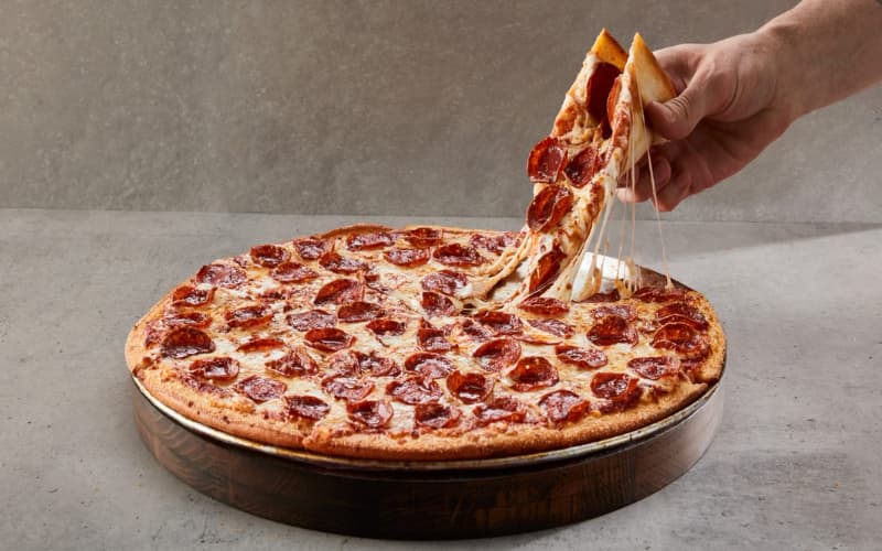 Big Pepperoni Domino's Pizza