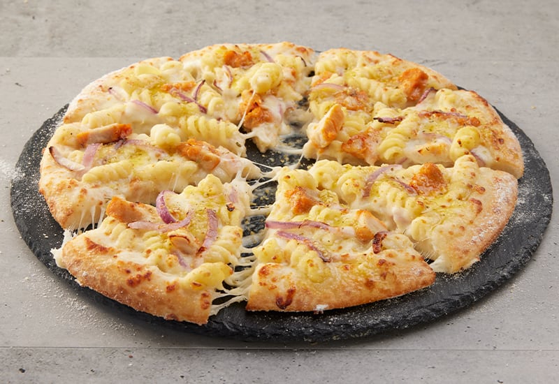 Chicken Carbonara Pasta Packed Pizza Domino's Pizza