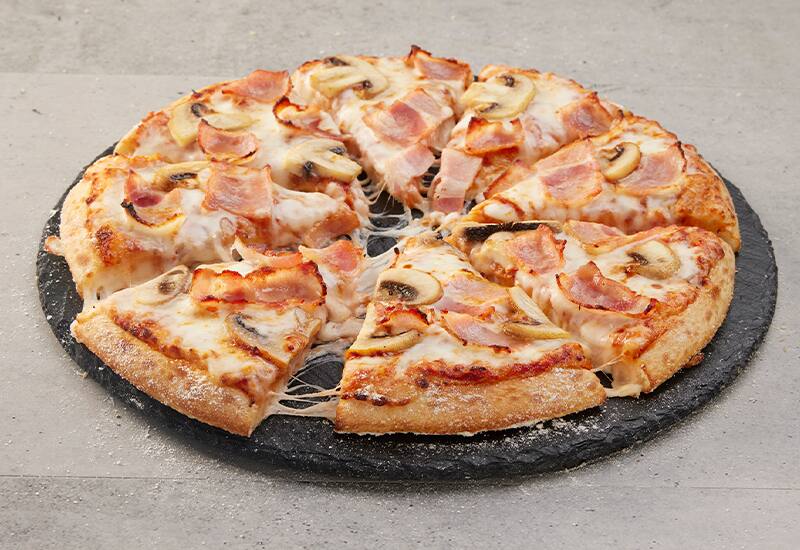 Bacon & Mushroom Domino's Pizza