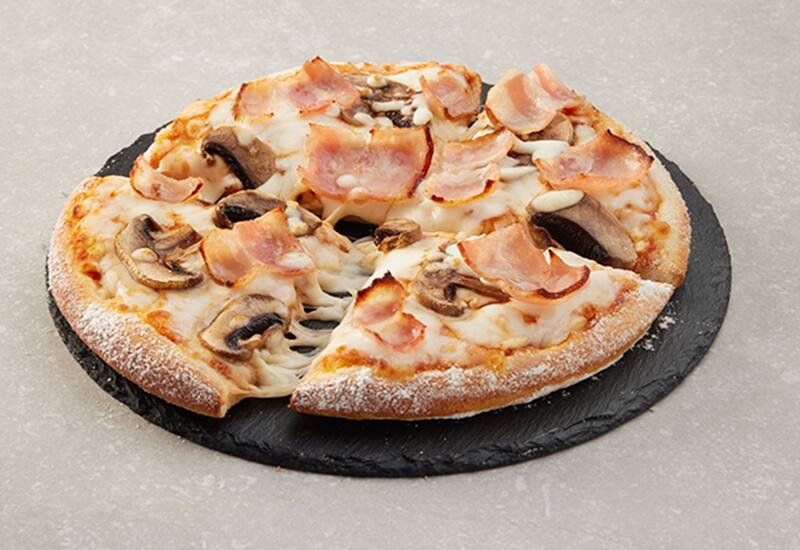 Mini Bacon & Mushroom Domino's Pizza