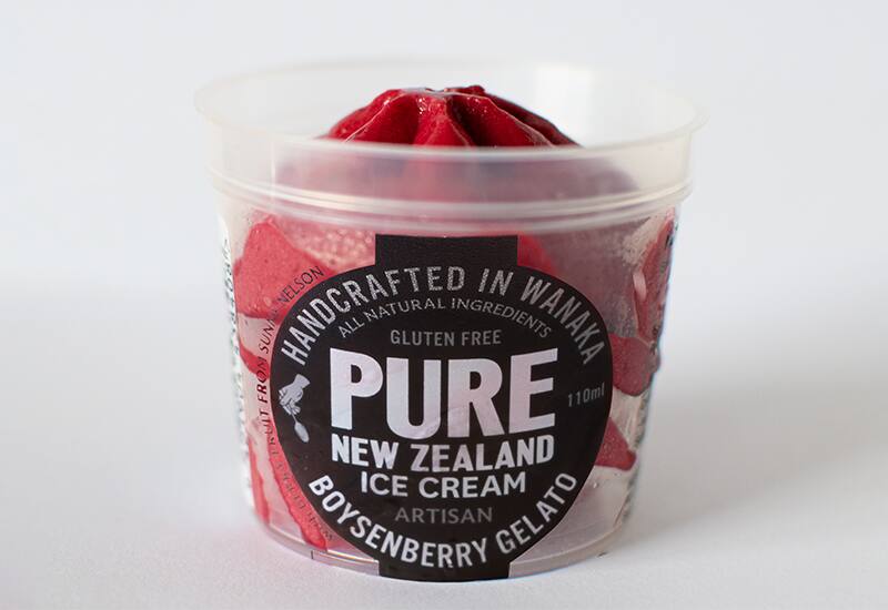 PURE New Zealand Boysenberry Gelato Domino's Pizza