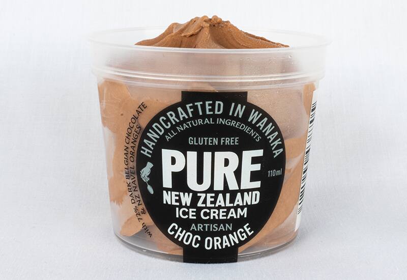 Pure New Zealand Choc Orange Ice Cream Domino's Pizza