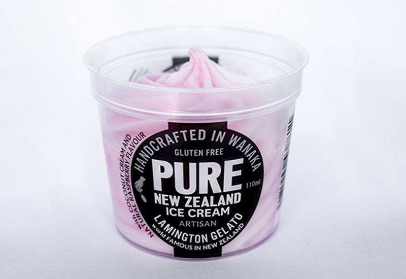 Pure New Zealand Lamington Ice Cream Domino's Pizza