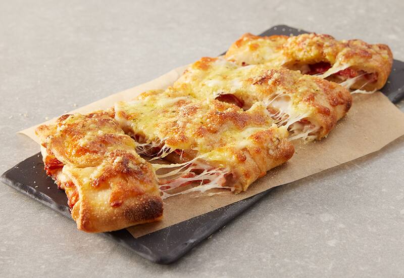 Pepperoni stuffed cheesy bread domino s pizza