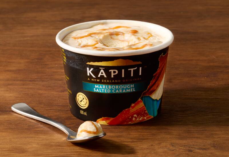 Kāpiti Salted Caramel Ice Cream (100ml)​