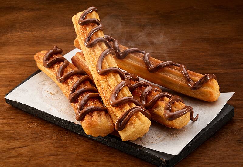 Churros with Nutella
