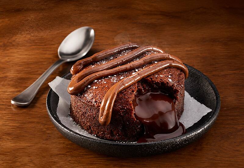 Choc Lava Cake with Nutella