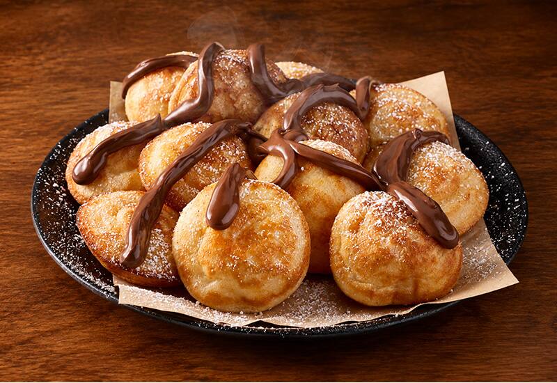 Mini Dutch Pancakes with Nutella